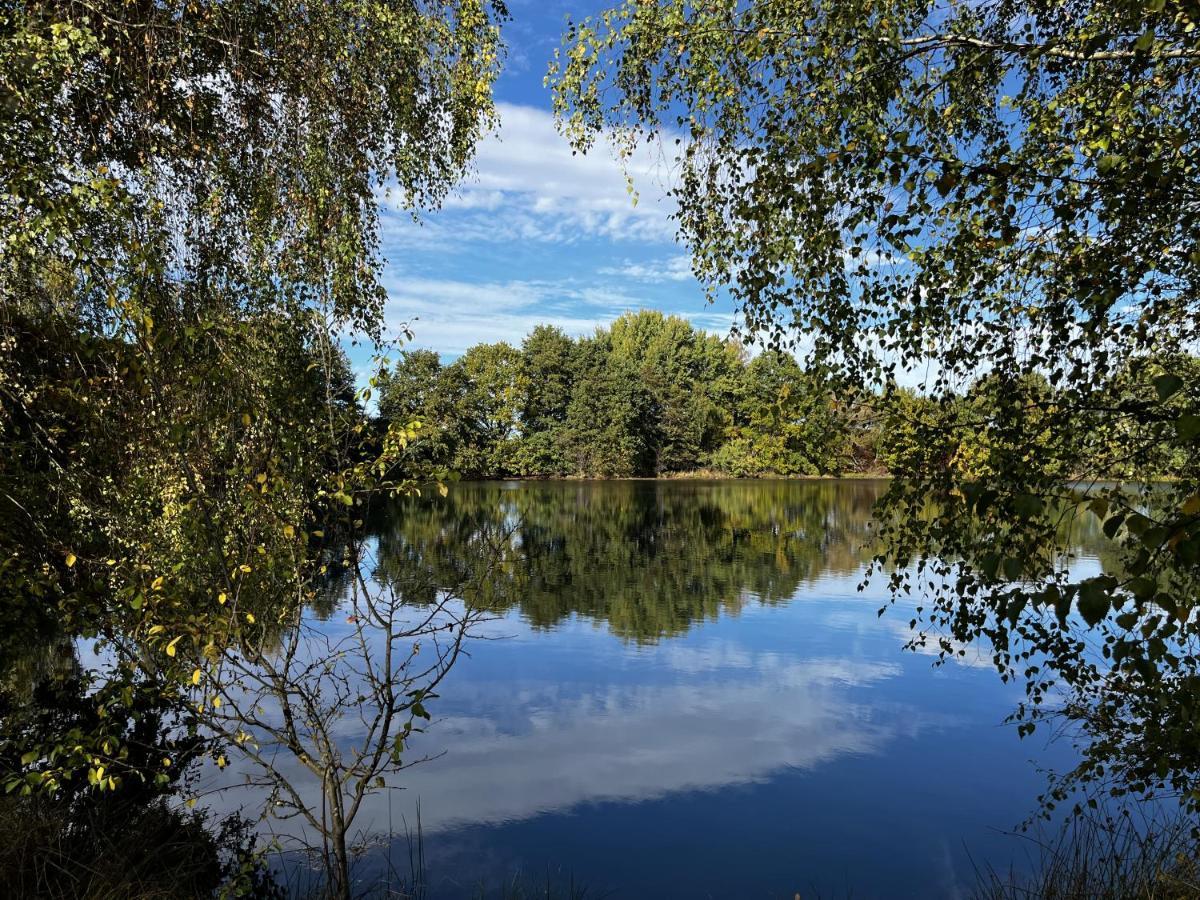Ferienwohnung Am See Dillich - Ruhige Lage - Eigener Garten - Direkt Neben Einem Natursee Borken  Extérieur photo