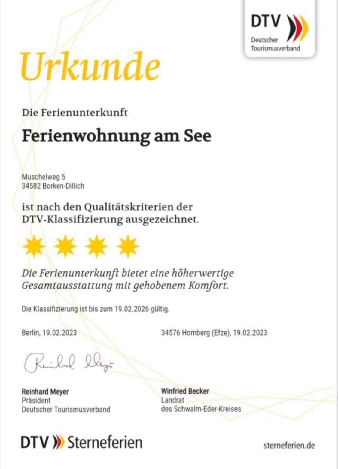 Ferienwohnung Am See Dillich - Ruhige Lage - Eigener Garten - Direkt Neben Einem Natursee Borken  Extérieur photo